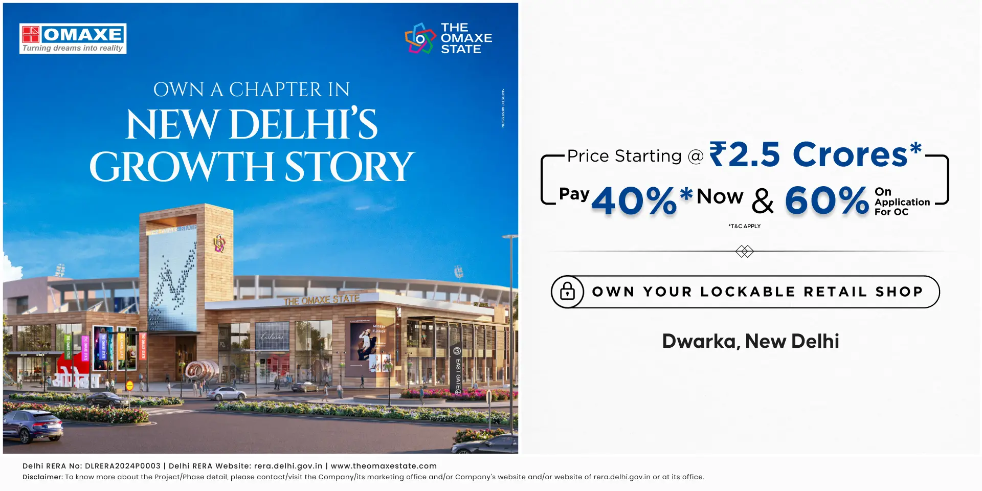 Omaxe State Project Banner Desktop